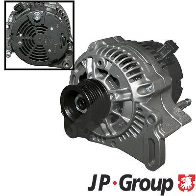 Jp Group Lichtmaschine 70A [Hersteller-Nr. 1190100400] für Skoda, VW, Seat
