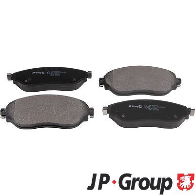 Jp Group Bremsbeläge vorne (Satz) [Hersteller-Nr. 4363606110] für Opel, Vauxhall, Nissan, Renault, Fiat