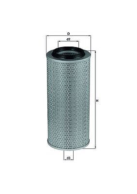 Mahle Luftfilter [Hersteller-Nr. LX275] für Opel, Nissan, Iveco, Chevrolet
