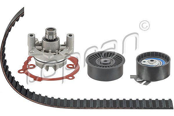 Topran Wasserpumpe + Zahnriemensatz [Hersteller-Nr. 208268] für Opel, Nissan, Renault, Vauxhall