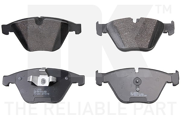 Nk Bremsbelagsatz Vorderachse [Hersteller-Nr. 221539] für BMW