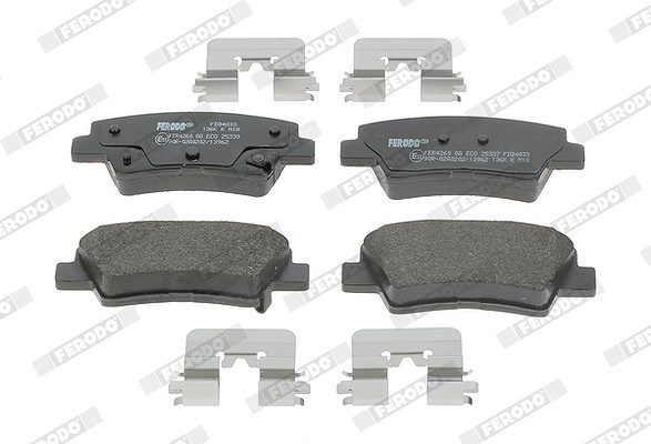 Ferodo Bremsbeläge hinten (Satz) [Hersteller-Nr. FDB4833] für Hyundai, Ssangyong, Kia