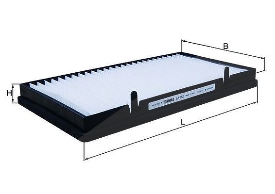 Mahle Filter, Innenraumluft [Hersteller-Nr. LA382] für Nissan, Opel, Renault, Vauxhall