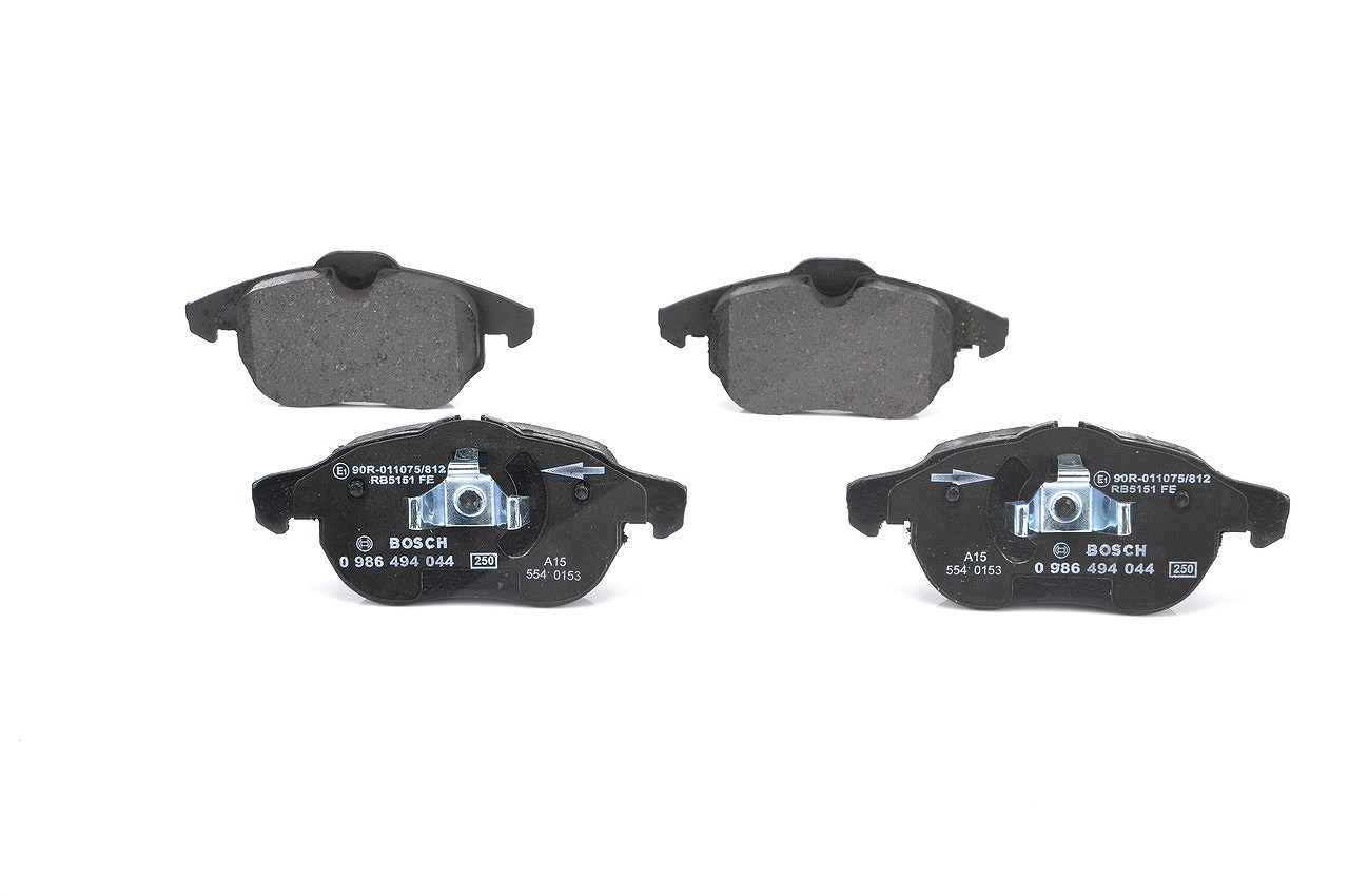 Bosch Bremsbeläge vorne (Satz) [Hersteller-Nr. 0986494044] für Fiat, Saab, Opel, Vauxhall