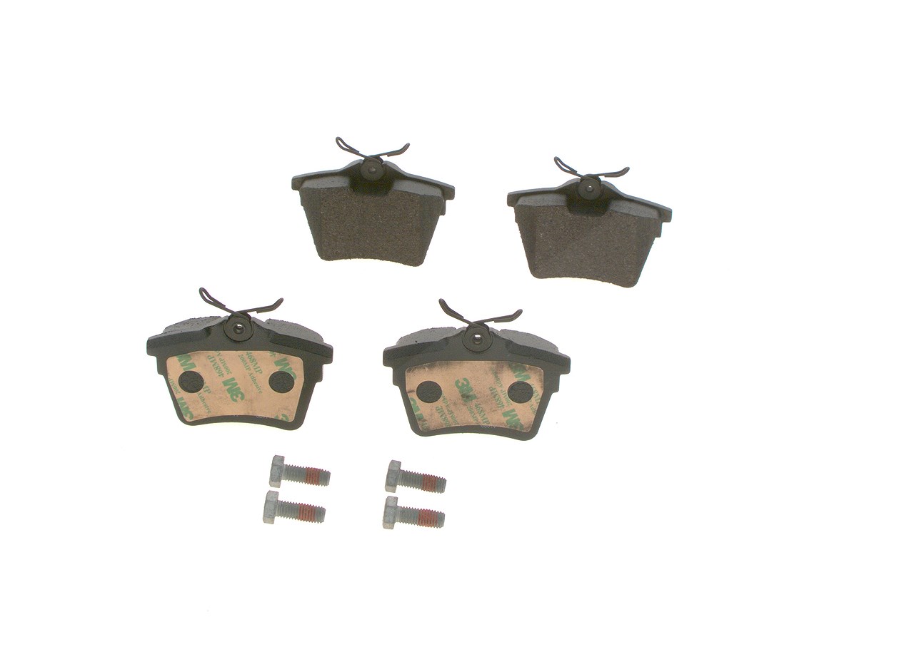 Bosch Bremsbelagsatz, Scheibenbremse [Hersteller-Nr. 0986494095] für Peugeot, Citroën