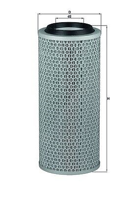 Mahle Luftfilter [Hersteller-Nr. LX200] für VW, Hyundai, Nissan