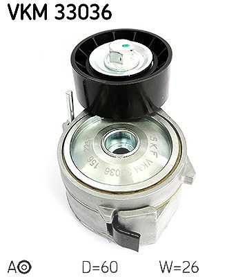 Skf Spannrolle, Keilrippenriemen [Hersteller-Nr. VKM33036] für Peugeot, Citroën