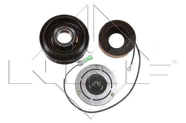 Nrf Spule, Magnetkupplung-Kompressor [Hersteller-Nr. 380038] für Skoda, Audi, Porsche, VW