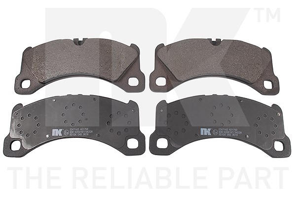 Nk Bremsbelagsatz, Scheibenbremse [Hersteller-Nr. 2247142] für Porsche