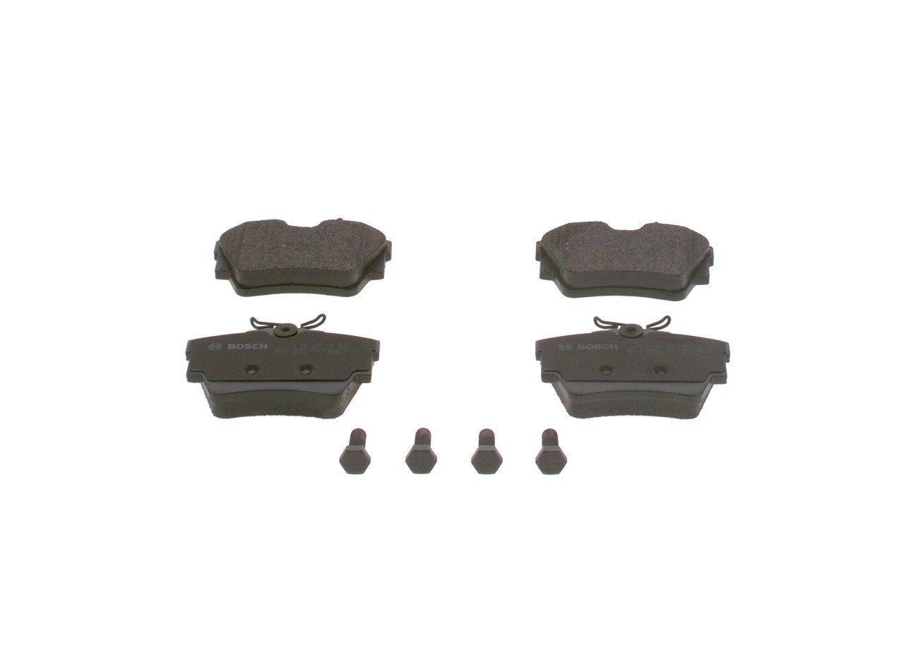 Bosch Bremsbelagsatz, Scheibenbremse [Hersteller-Nr. 0986494040] für Vauxhall, Fiat, Nissan, Renault, Opel