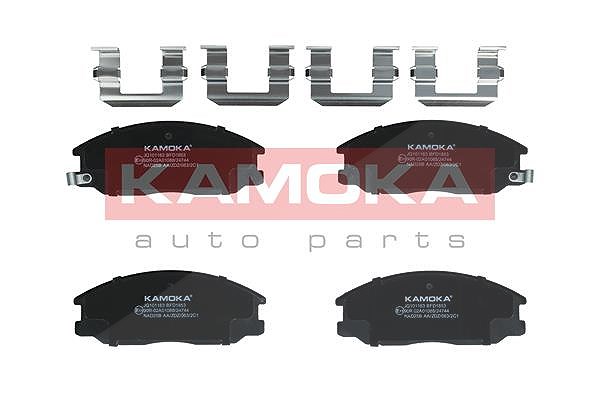 Kamoka Bremsbelagsatz, Scheibenbremse [Hersteller-Nr. JQ101163] für Ssangyong, Hyundai, Nissan, Daewoo