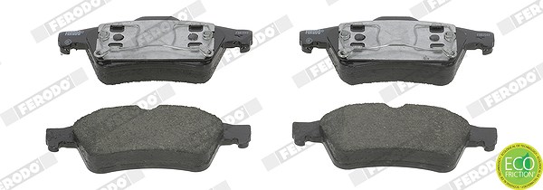 Ferodo Bremsbelagsatz, Scheibenbremse [Hersteller-Nr. FDB1540] für Chevrolet, Opel, Saab, Vauxhall, Nissan, Renault, Jaguar, Ford