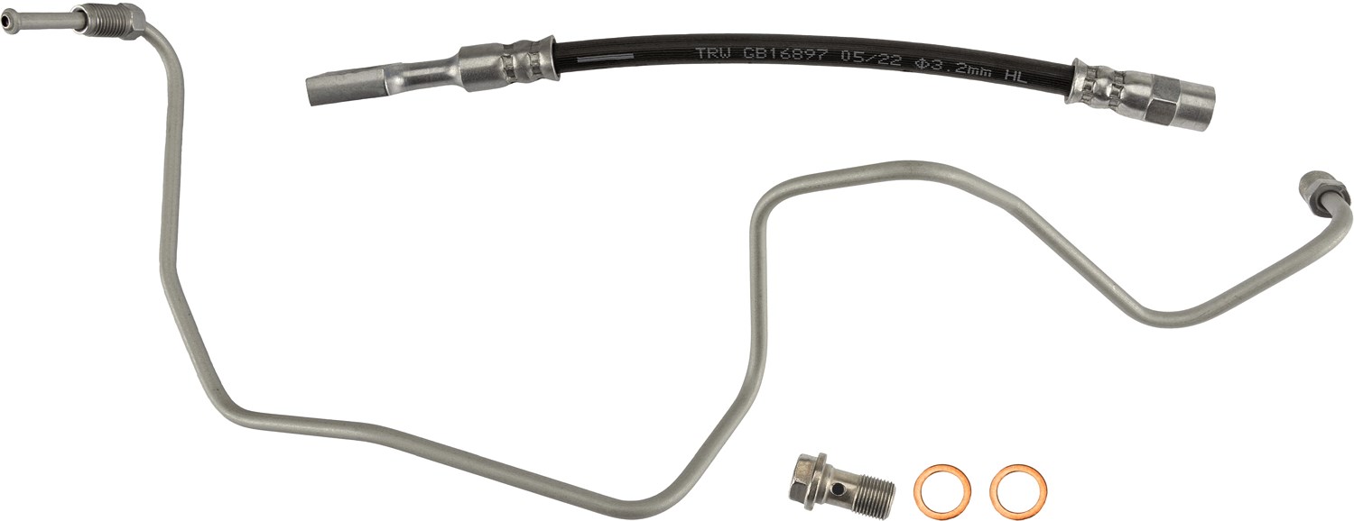 Trw Bremsschlauch Hinterachse links [Hersteller-Nr. PHD941] für Audi, VW, Seat, Skoda