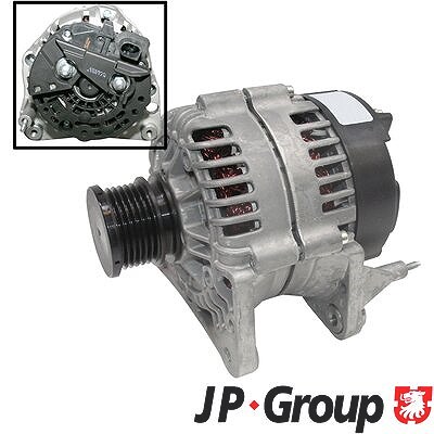 Jp Group Lichtmaschine 90 A [Hersteller-Nr. 1190101200] für Seat, Ford, VW, Audi, Skoda