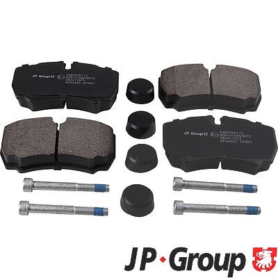 Jp Group Bremsbeläge hinten (Satz) [Hersteller-Nr. 5363700110] für Iveco