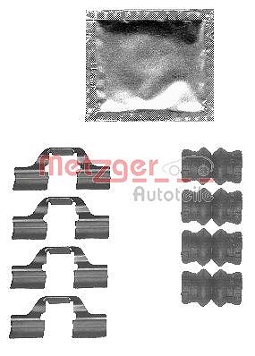 Metzger Autoteile Zubehörsatz, Scheibenbremsbelag [Hersteller-Nr. 109-1827] für Renault, Toyota