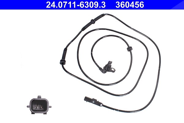 Ate Sensor, Raddrehzahl [Hersteller-Nr. 24.0711-6309.3] für Dacia, Renault