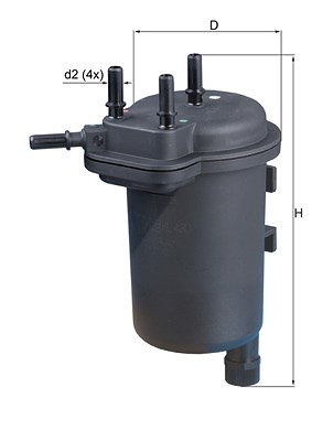 Mahle Kraftstofffilter [Hersteller-Nr. KL430] für Renault, Suzuki, Nissan