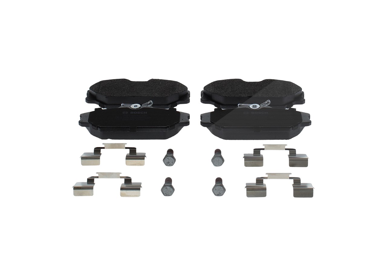 Bosch Bremsbeläge vorne (Satz) [Hersteller-Nr. 0986494656] für Renault