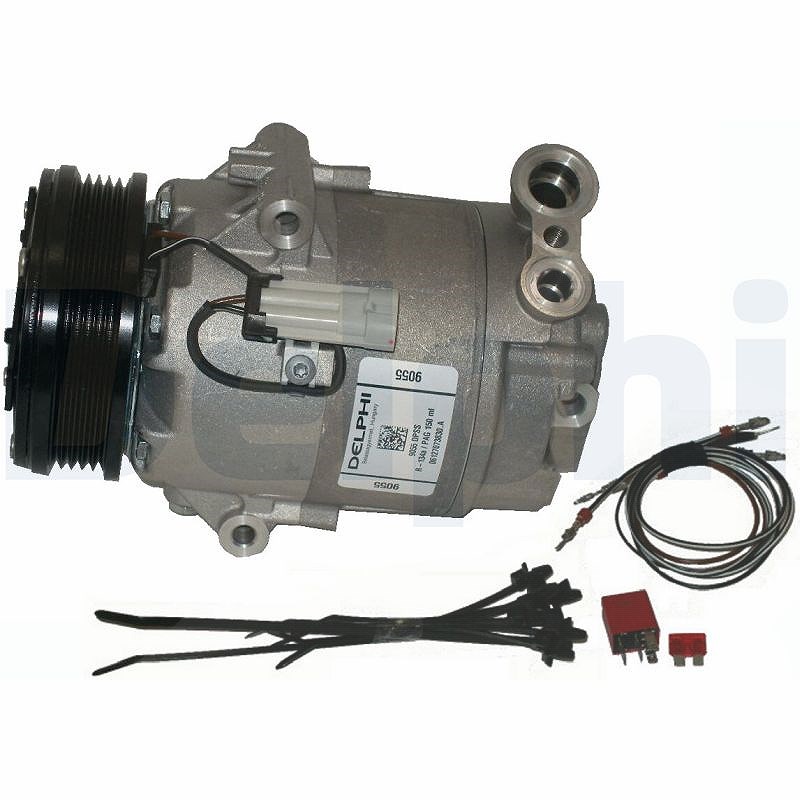 Delphi Kompressor, Klimaanlage [Hersteller-Nr. TSP0155458] für Opel, Vauxhall