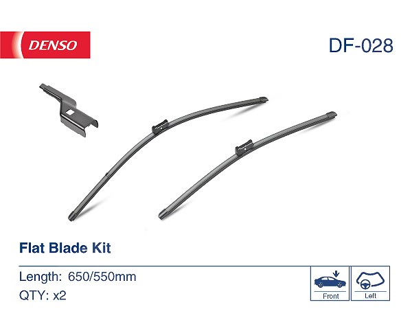 Denso Wischblatt [Hersteller-Nr. DF-028] für Fiat, Peugeot, Citroën