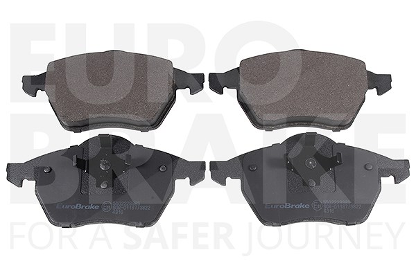 Eurobrake Bremsbelagsatz Vorderachse [Hersteller-Nr. 5502229985] für Seat, VW, Ford