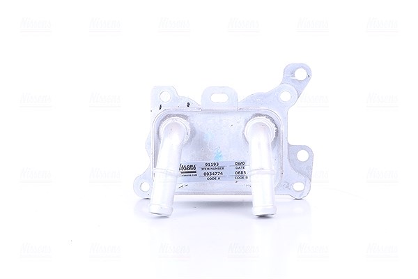 Nissens Ölkühler, Motoröl [Hersteller-Nr. 91193] für Mitsubishi, Mercedes-Benz, Dacia, Renault, Nissan
