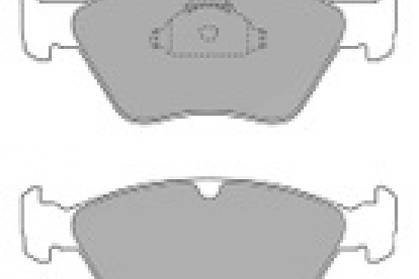 Mapco Bremsbeläge vorne (Satz) [Hersteller-Nr. 6459] für Opel, Vauxhall, Saab