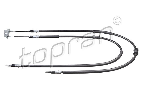 Topran Seilzug, Feststellbremse [Hersteller-Nr. 207374] für Opel, Vauxhall