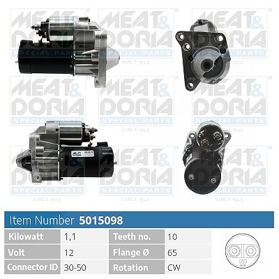 Meat & Doria Starter [Hersteller-Nr. 5015098] für Volvo, Renault