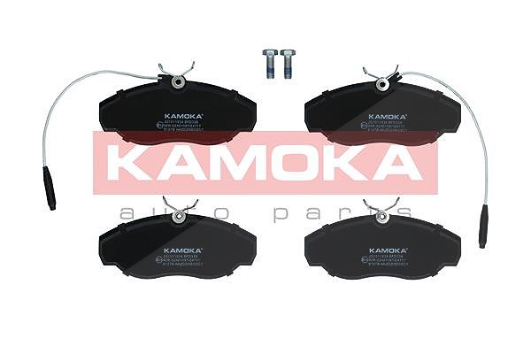 Kamoka Bremsbelagsatz, Scheibenbremse [Hersteller-Nr. JQ1011934] für Citroën, Fiat, Peugeot