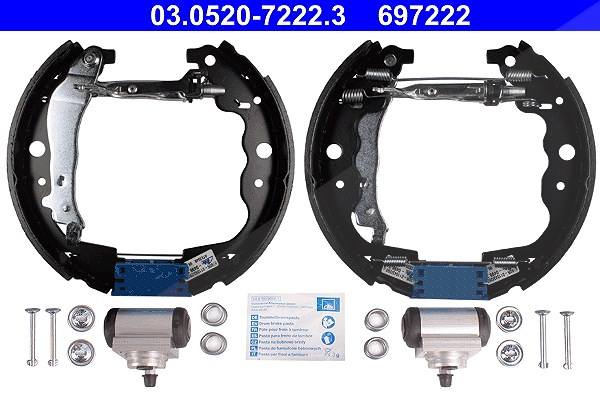 Ate Bremsbackensatz TopKit [Hersteller-Nr. 03.0520-7222.3] für Mercedes-Benz, Dacia, Renault