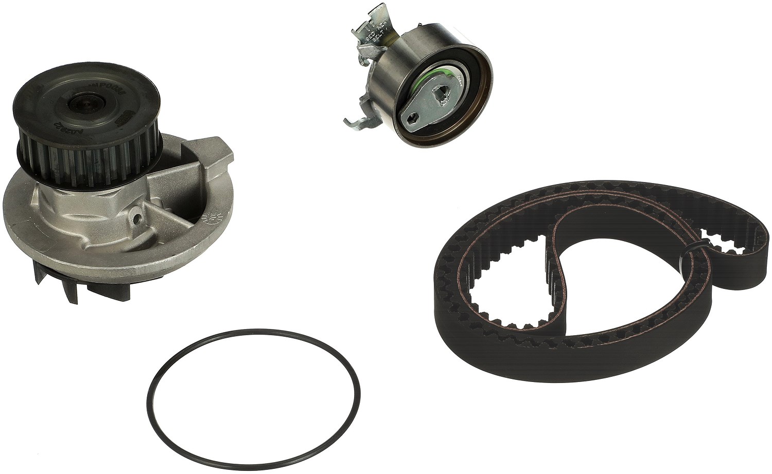 Gates Wasserpumpe + Zahnriemensatz [Hersteller-Nr. KP15367XS] für Vauxhall, Opel