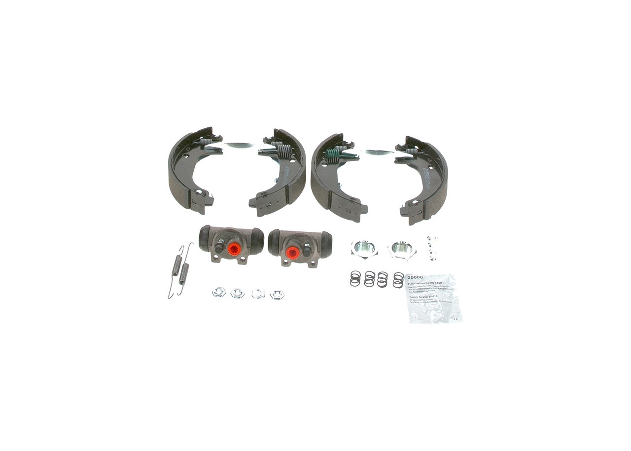 Bosch Bremsbackensatz [Hersteller-Nr. 0204114028] für Citroën, Peugeot