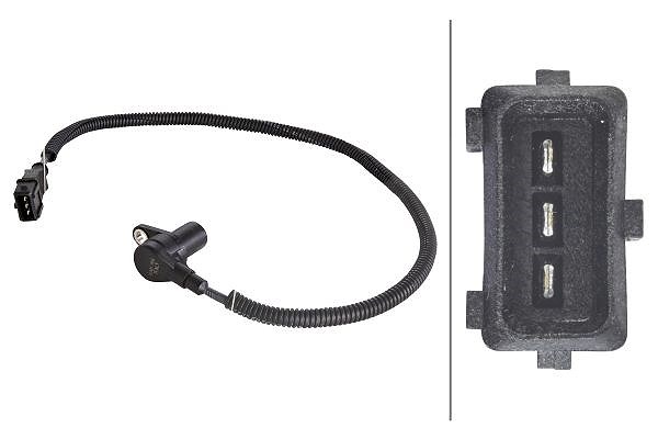 Hella Impulsgeber, Kurbelwelle [Hersteller-Nr. 6PU009146-491] für Fiat, Renault Trucks, Renault, Peugeot, Iveco, Citroën