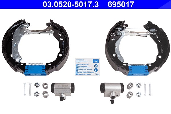 Ate Bremsbackensatz [Hersteller-Nr. 03.0520-5017.3] für Dacia, Renault