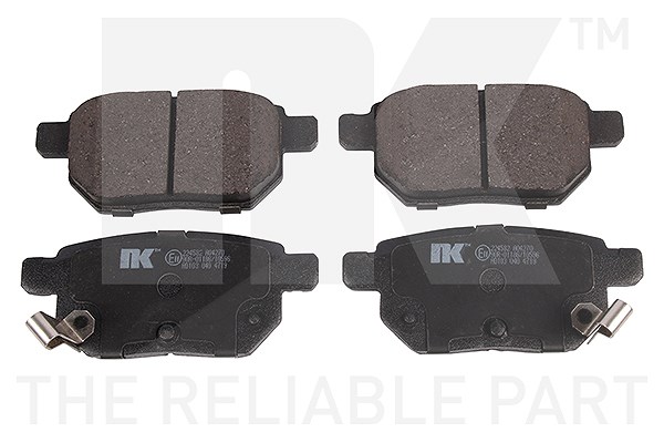Nk Bremsbelagsatz, Scheibenbremse [Hersteller-Nr. 224582] für Lexus, Toyota, Subaru, Aston Martin