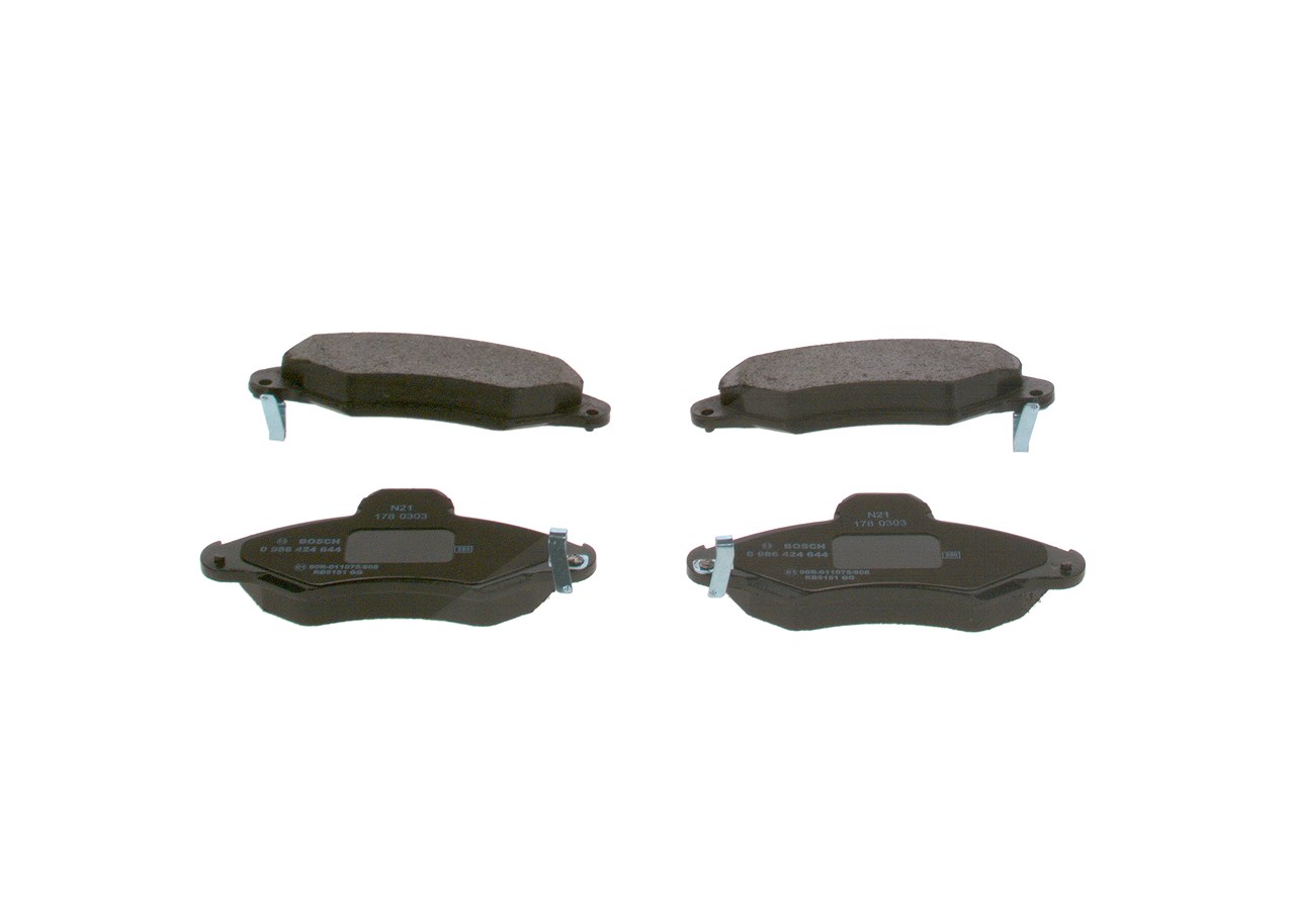 Bosch Bremsbelagsatz, Scheibenbremse [Hersteller-Nr. 0986424644] für Ford