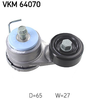 Skf Spannrolle, Keilrippenriemen [Hersteller-Nr. VKM64070] für Kia, Hyundai