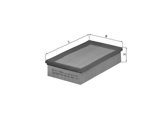 Mahle Luftfilter [Hersteller-Nr. LX105] für Alpina, BMW