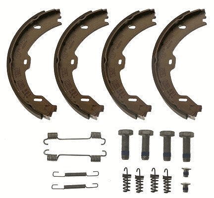 Trw Bremsbacken Feststellbremse mit Zubehör [Hersteller-Nr. GS8721] für Toyota, Vauxhall, Volvo, Mercedes-Benz, Porsche, Opel