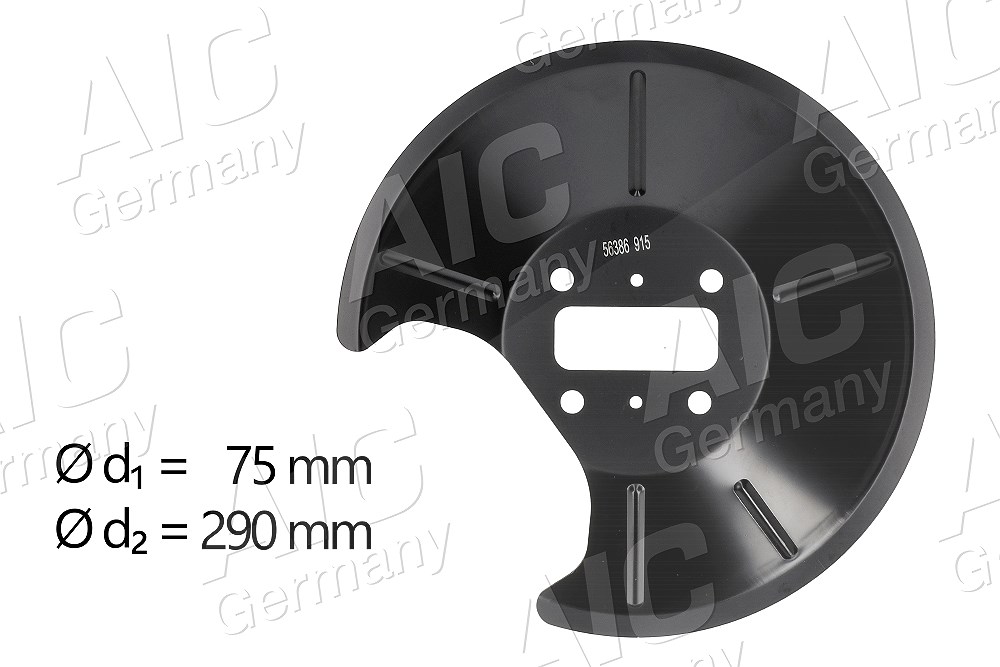Aic Spritzblech, Bremsscheibe [Hersteller-Nr. 56386] für Ford