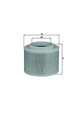 Mahle Luftfilter [Hersteller-Nr. LX2808/1] für Toyota, Ford, Mazda