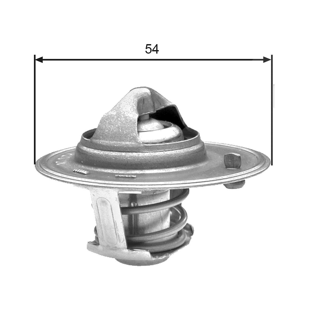 Gates Thermostat, Kühlmittel [Hersteller-Nr. TH25982G1] für Bedford, Opel, Vauxhall, Ford, Isuzu, Nissan, Subaru