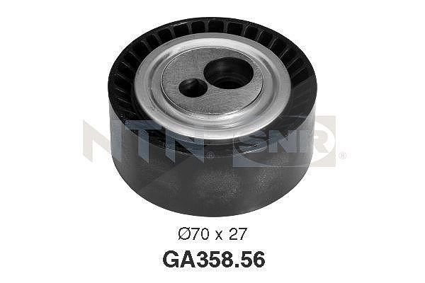Snr Spannrolle, Keilrippenriemen [Hersteller-Nr. GA358.56] für VW, Peugeot, Fiat, Citroën, Lancia