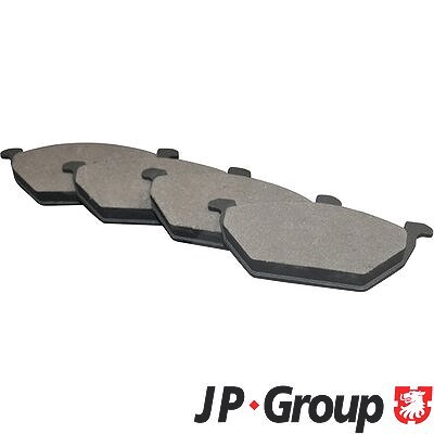 Jp Group Bremsbeläge vorne (Satz) [Hersteller-Nr. 1163600910] für Audi, Seat, Skoda, VW