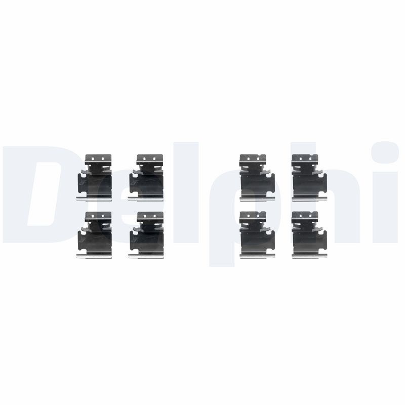 Delphi Zubehörsatz, Scheibenbremsbelag [Hersteller-Nr. LX0354] für Ford, Toyota, Lancia, Honda, VW, Skoda, Audi, Opel, Abarth, Fiat, Vauxhall, Alfa Ro