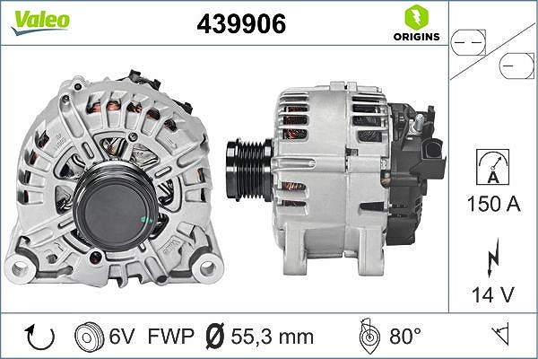Valeo Generator [Hersteller-Nr. 439906] für Ford, Volvo