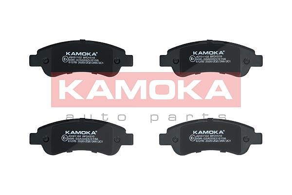 Kamoka Bremsbelagsatz, Scheibenbremse [Hersteller-Nr. JQ101102] für Peugeot, Fiat, Citroën