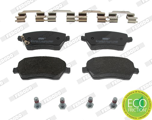 Ferodo Bremsbelagsatz, Scheibenbremse [Hersteller-Nr. FDB4069] für Suzuki, Nissan, Vauxhall, Opel
